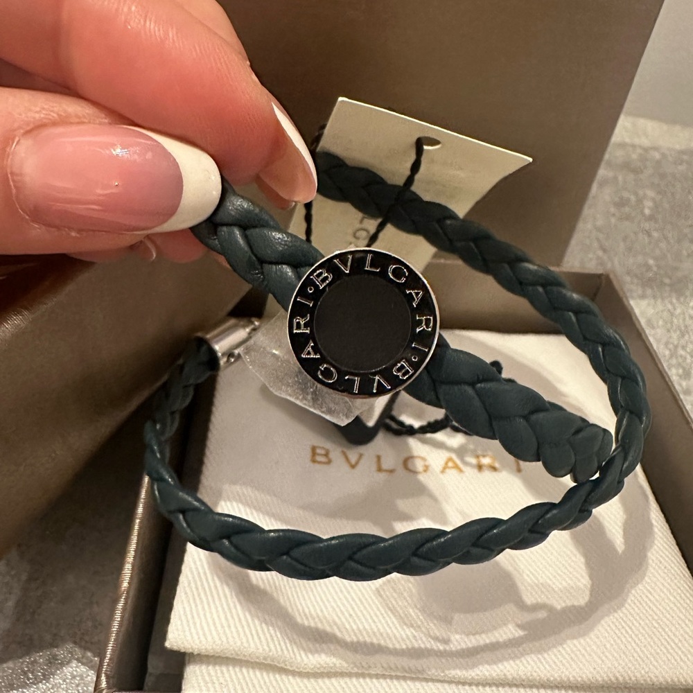 NWT Bulgari Leather Bracelet BVLGARI ❤️‍🔥
